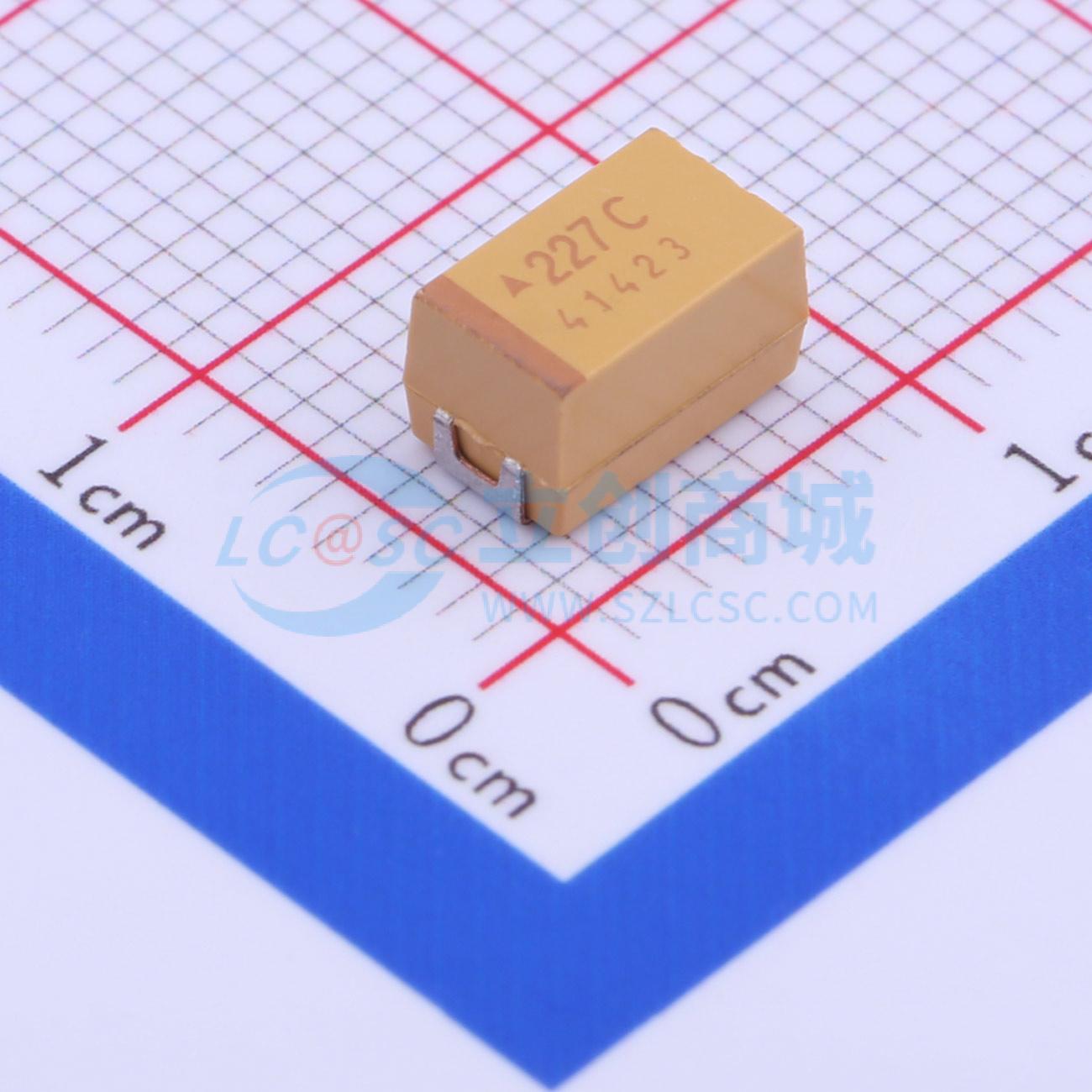 点击查看大图 TAJE227M016RNJ实物图