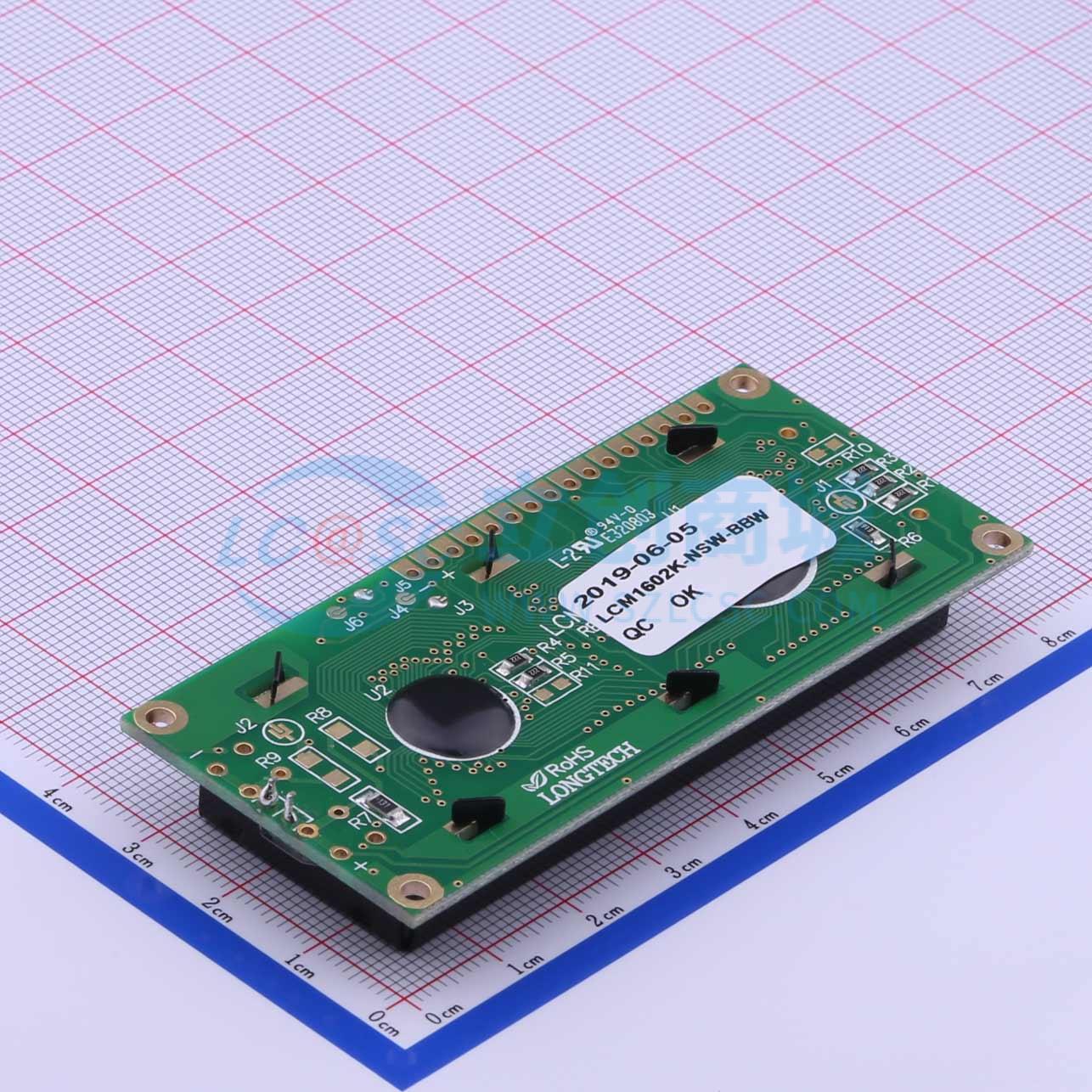 LCM1602K-NSW-BBW实物图