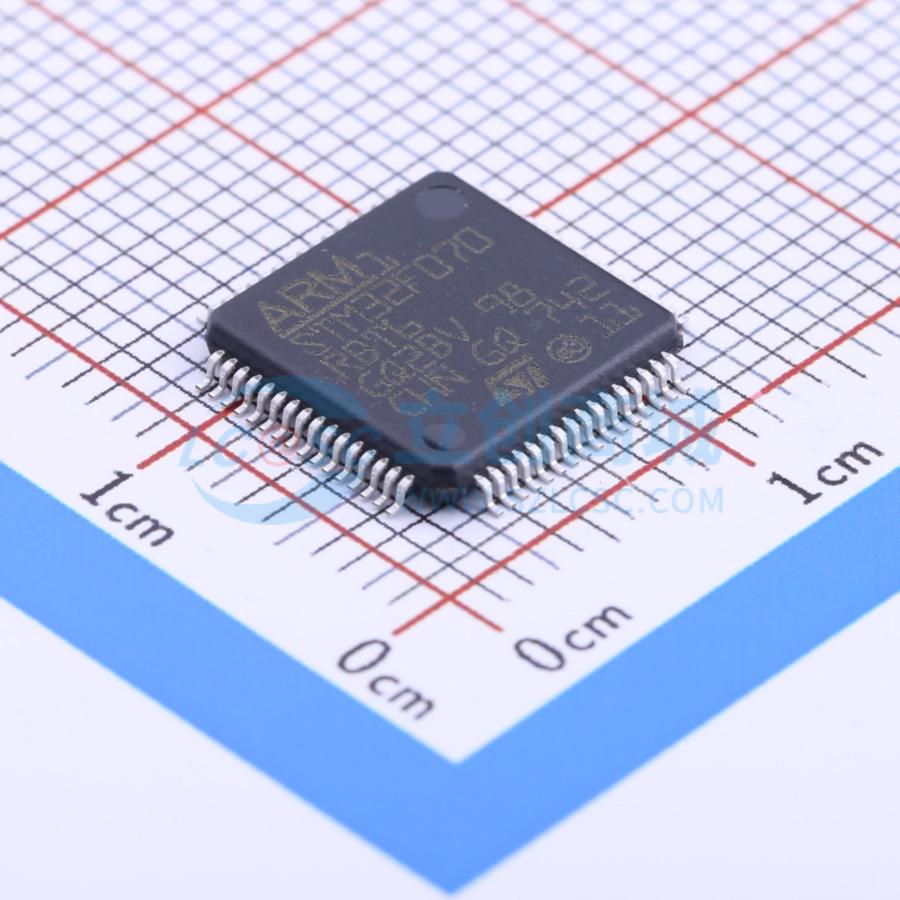 点击查看大图 STM32F070RBT6实物图