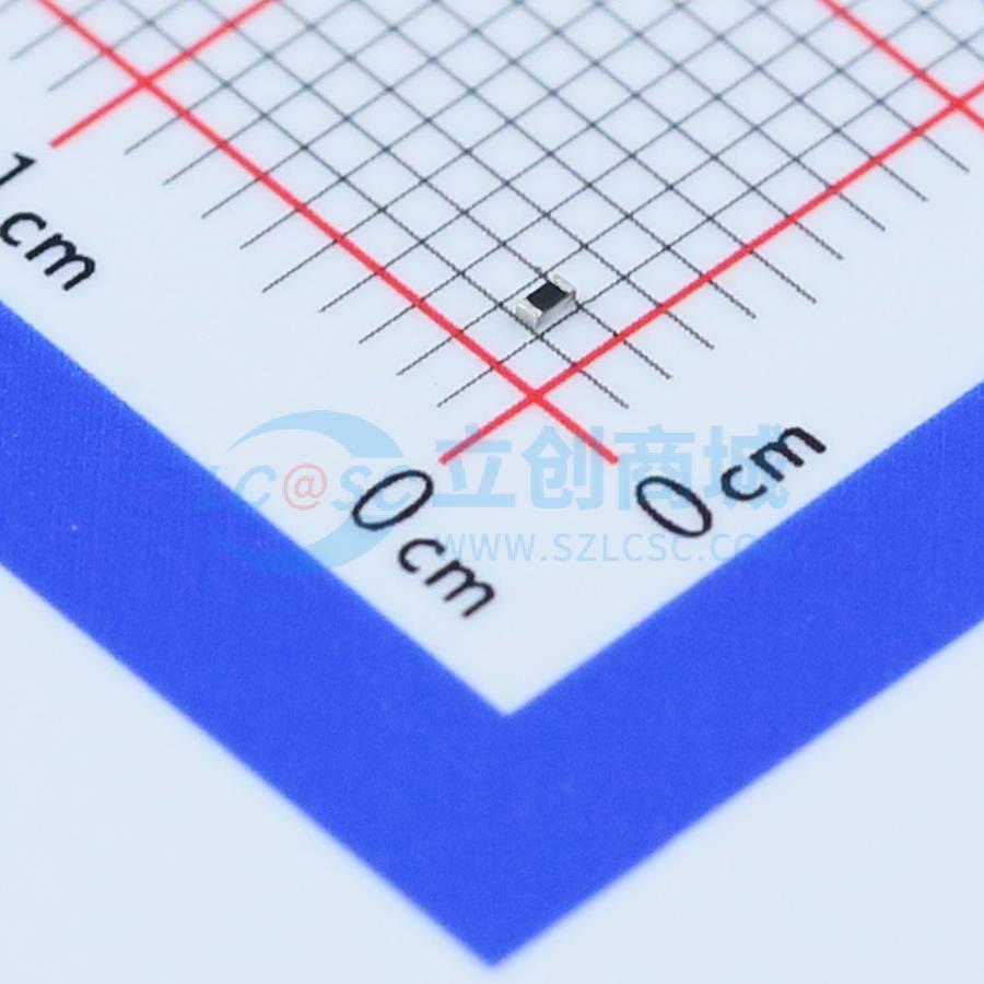 点击查看大图 CR0402FF9100G实物图