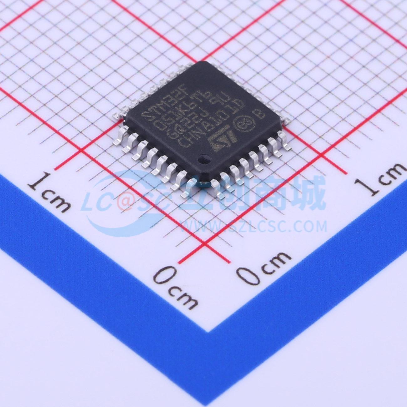 STM32F051K6T6实物图