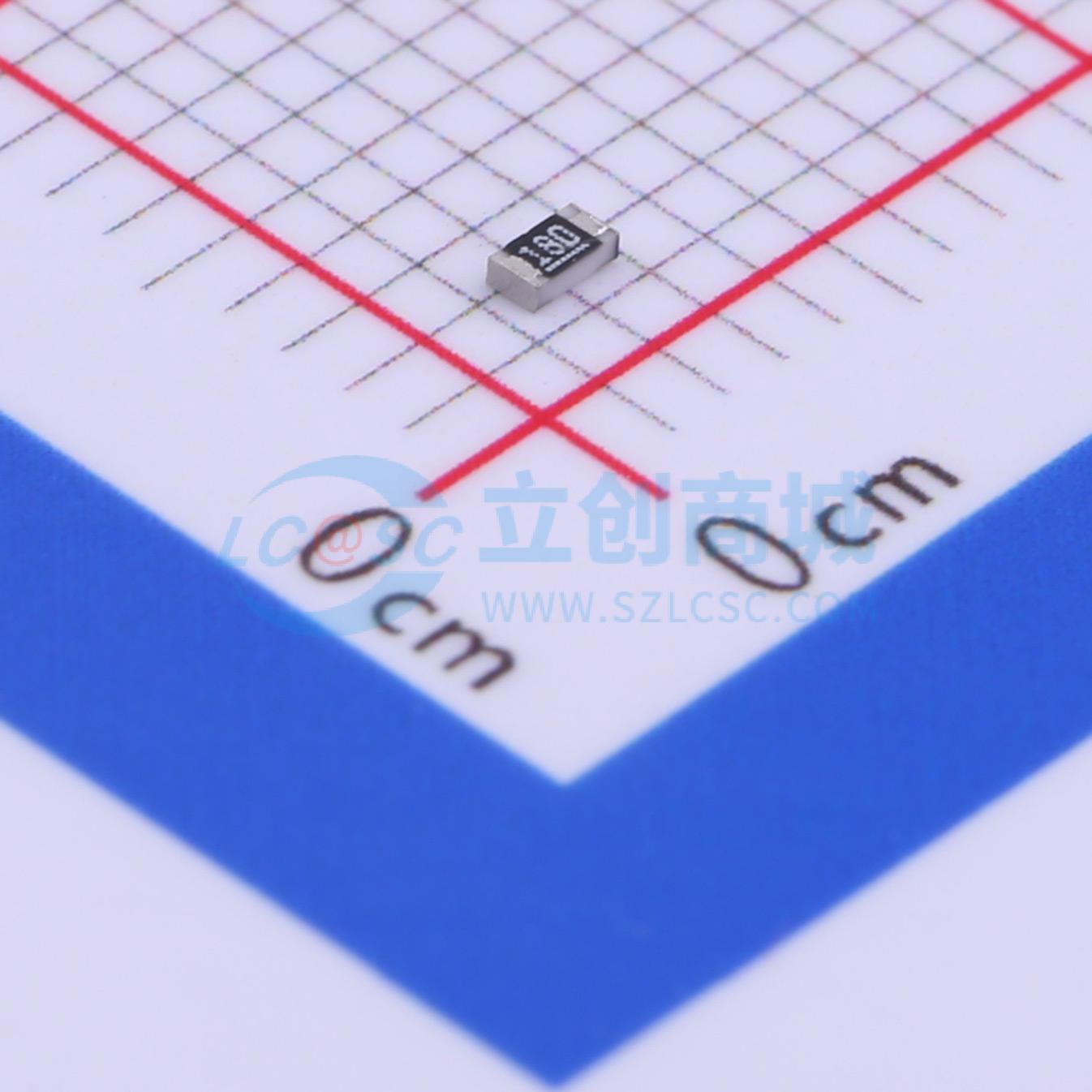 点击查看大图 CR0603FA18R0G实物图