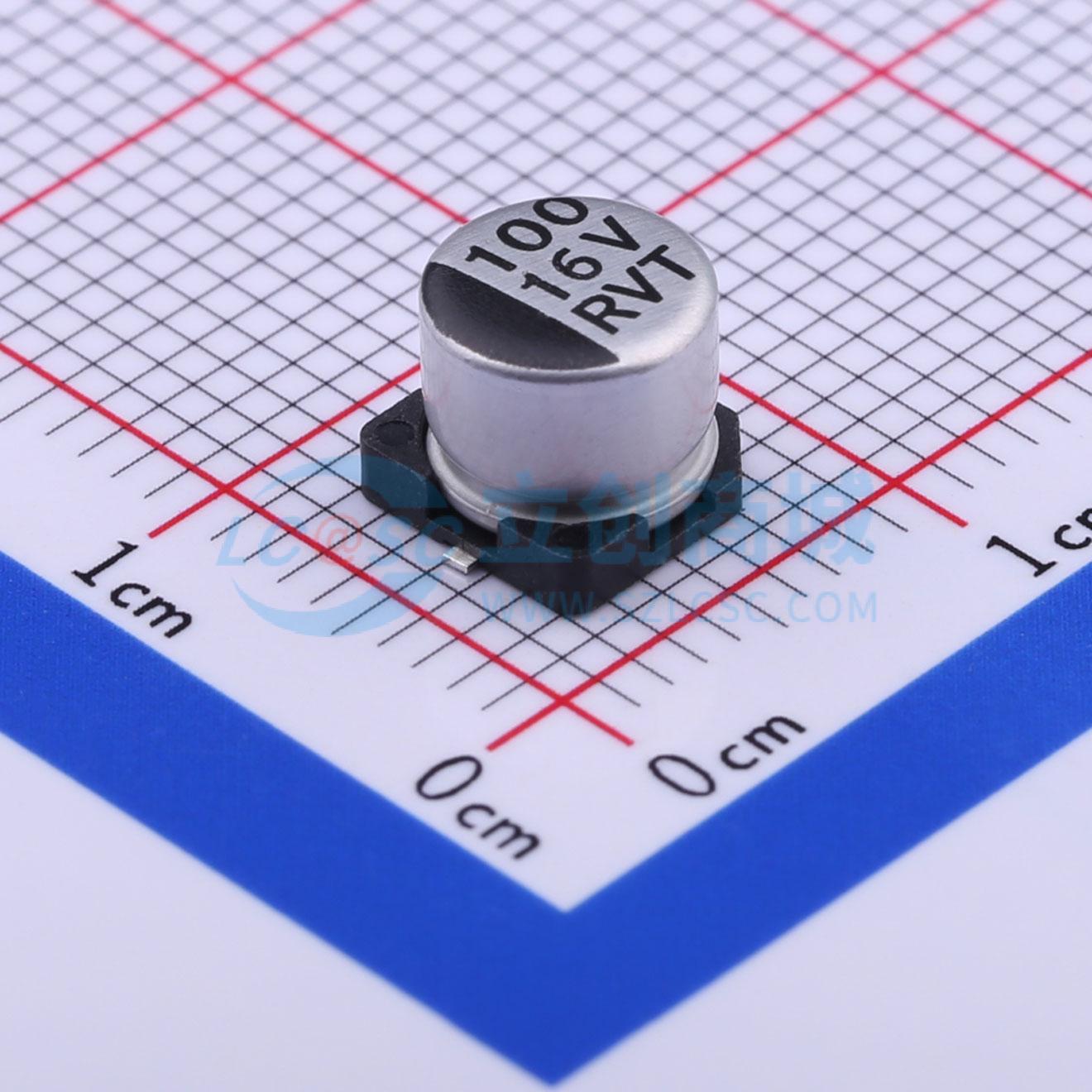 RVT1C101M0605实物图