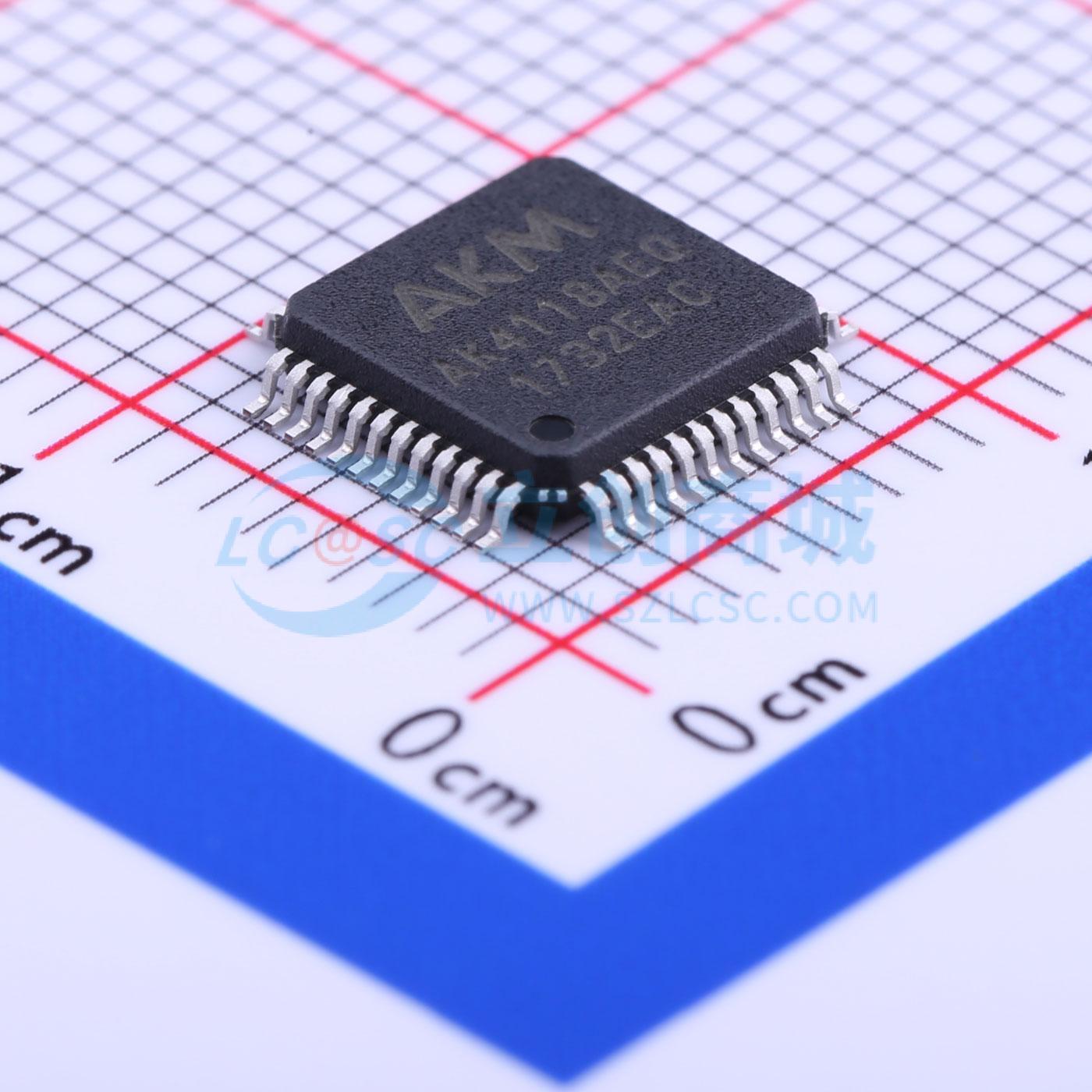 点击查看大图 AK4118AEQ实物图