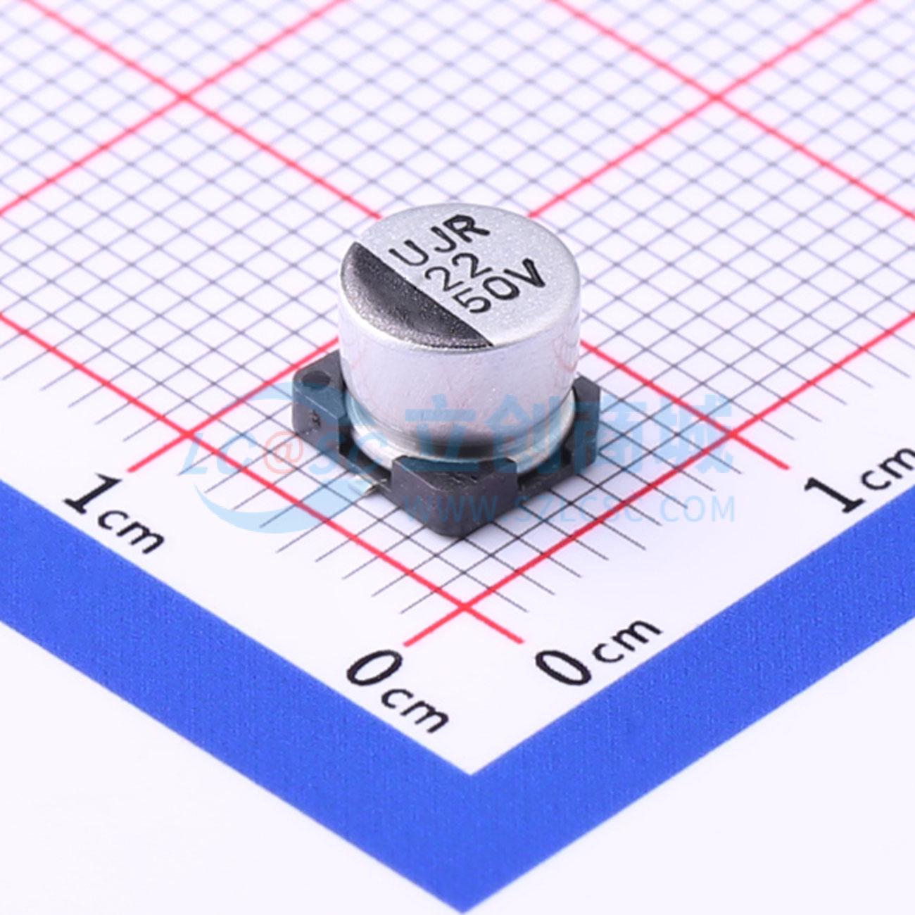 点击查看大图 50SEV22M6.3X5.5实物图