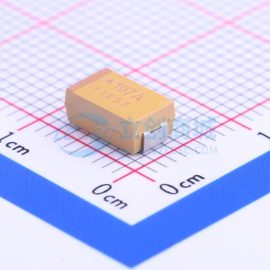 点击查看大图 TAJD107M010RNJ实物图