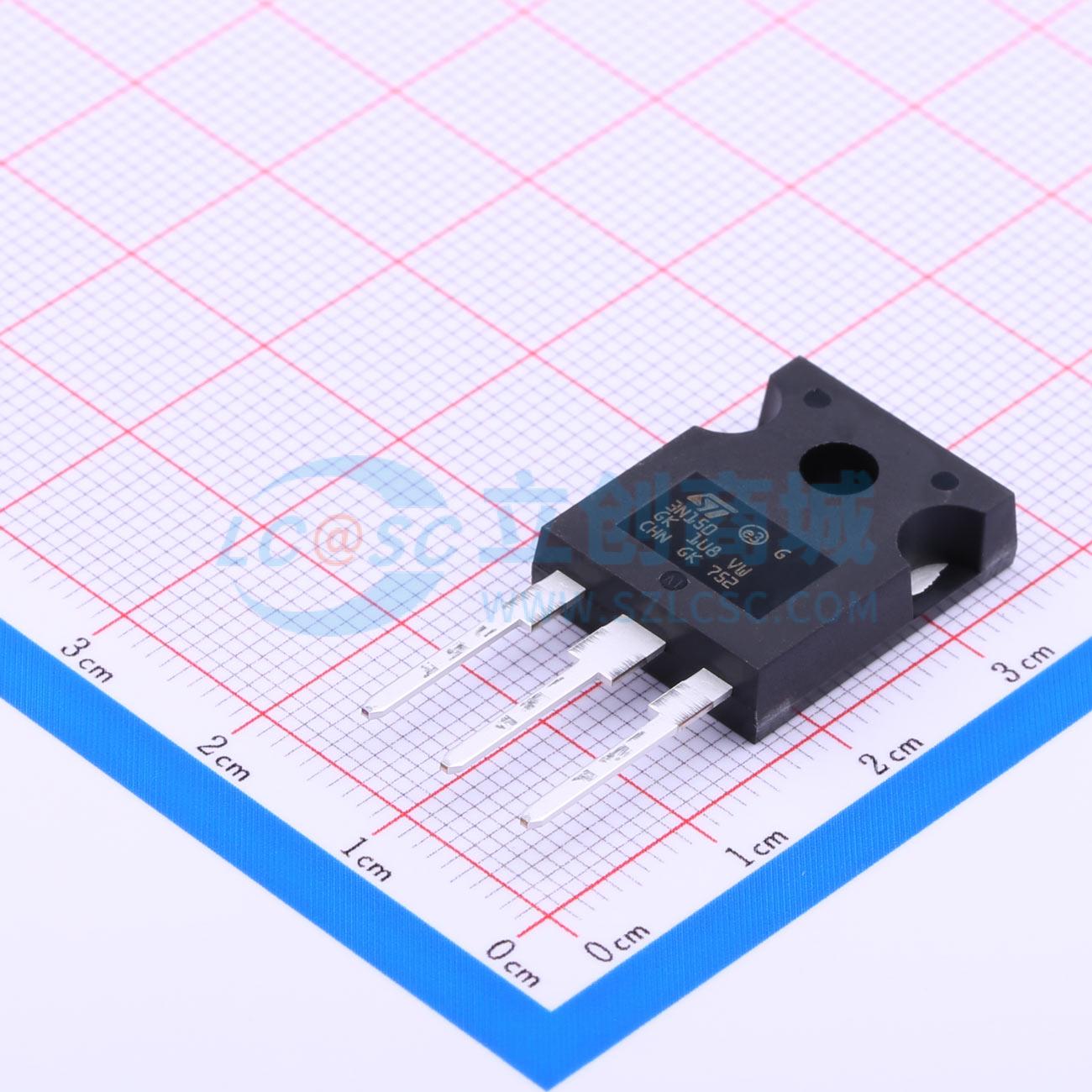 点击查看大图 STW3N150实物图