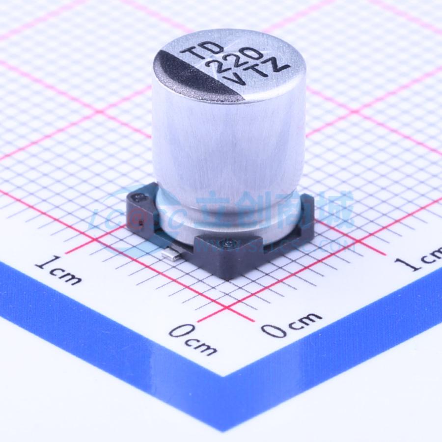 35TZV220M8X10.5实物图