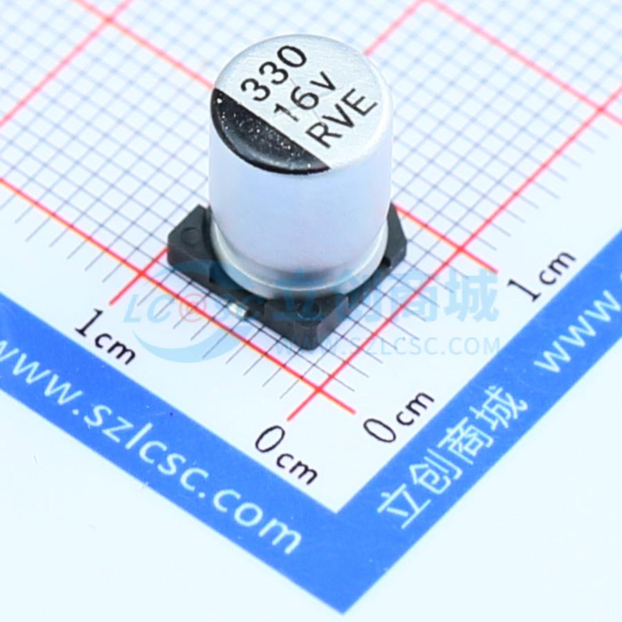 RVE1C331M0810实物图