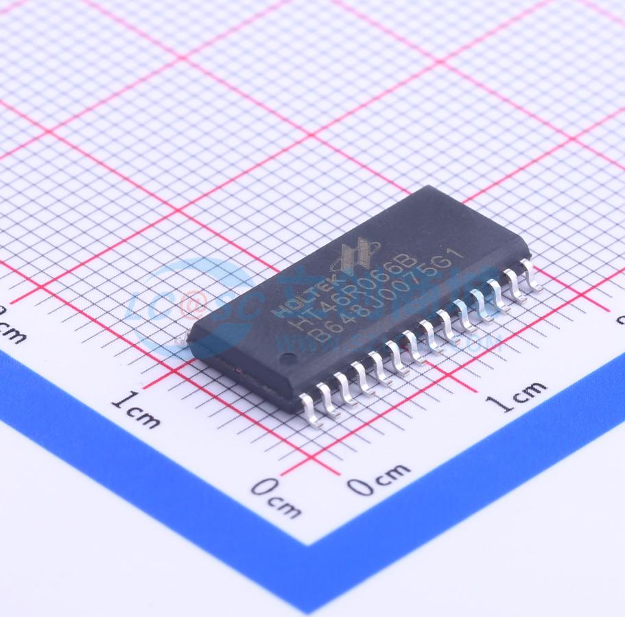 点击查看大图 HT46R066B实物图