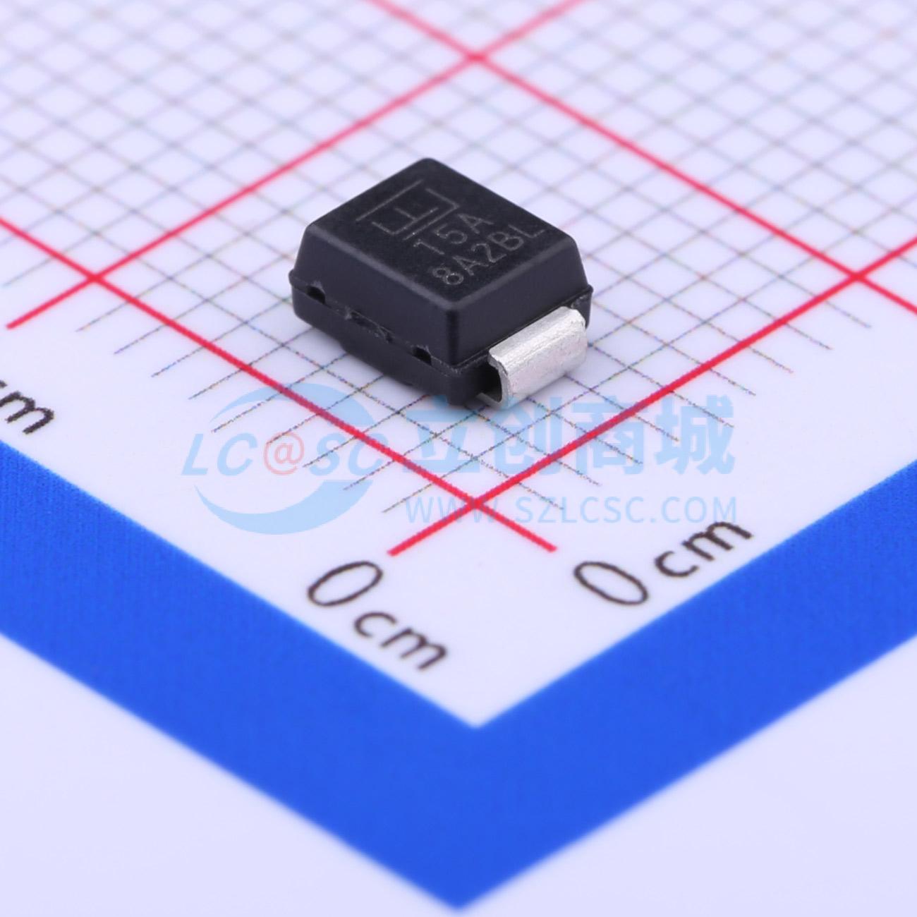 点击查看大图 P6SMB15A实物图