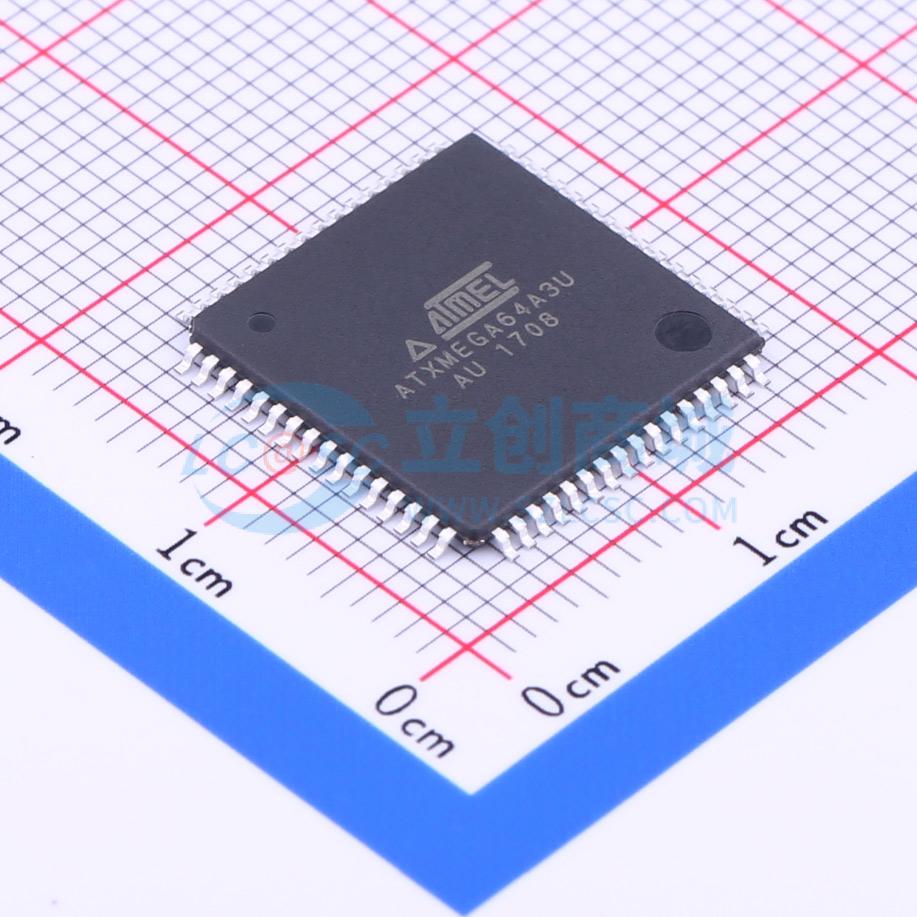 ATXMEGA64A3U-AU实物图