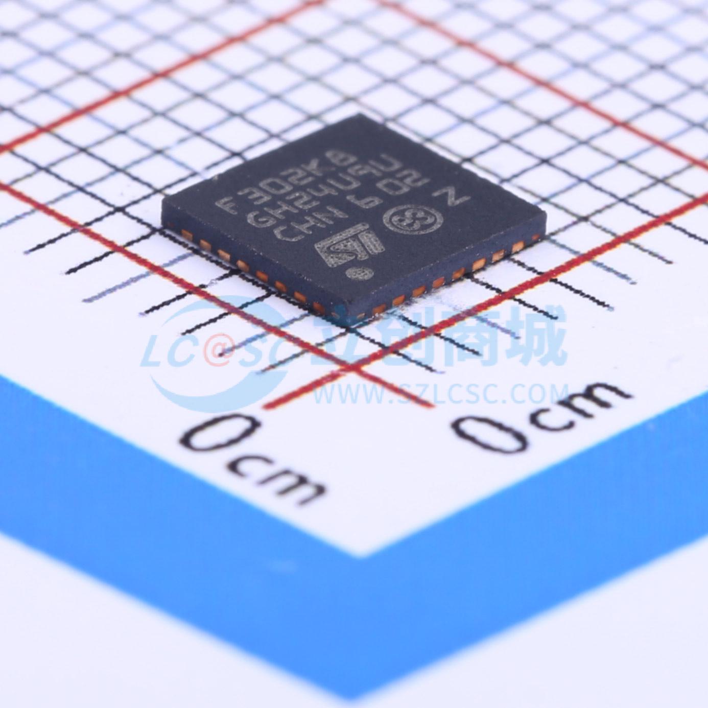 点击查看大图 STM32F302K8U6实物图