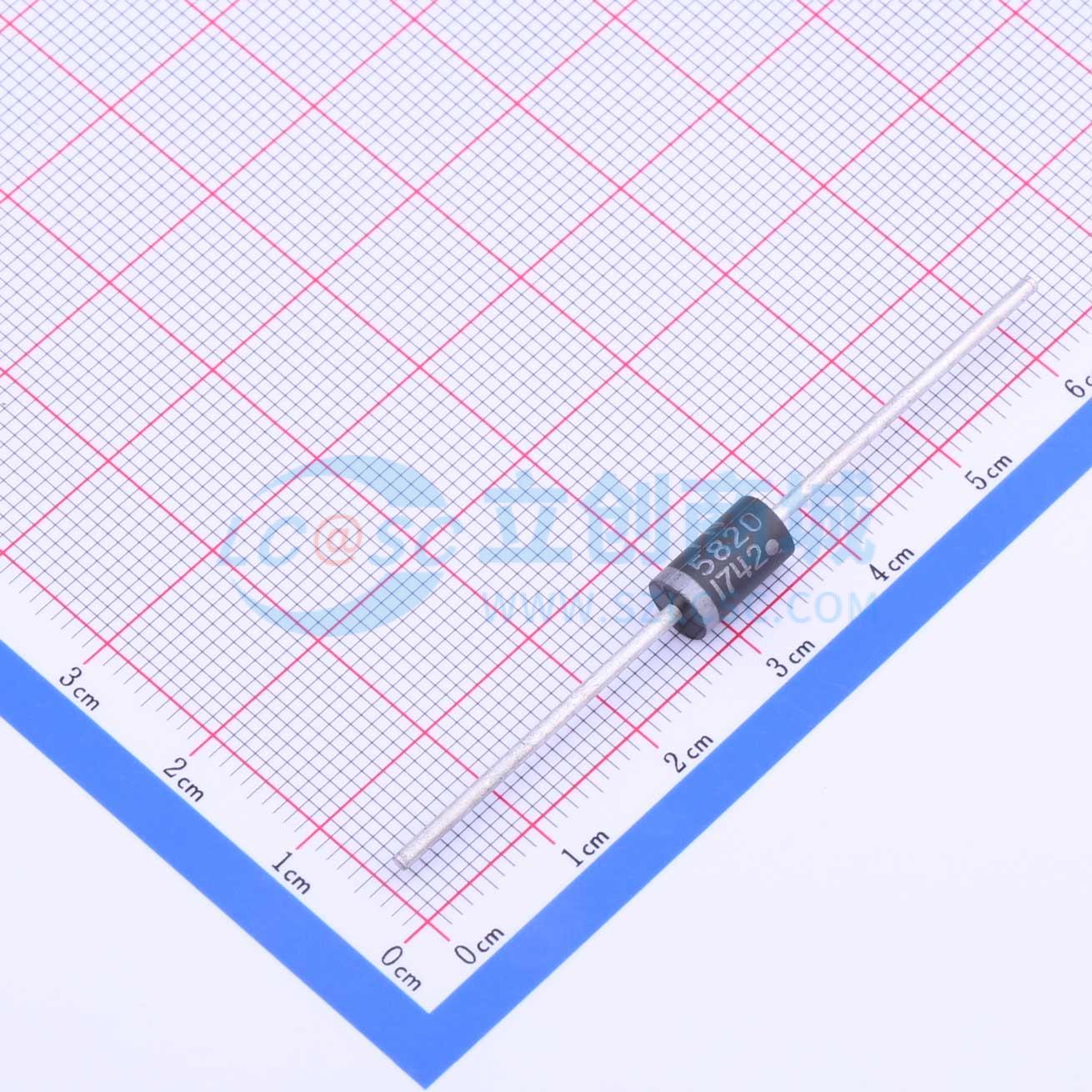 点击查看大图 1N5820G实物图