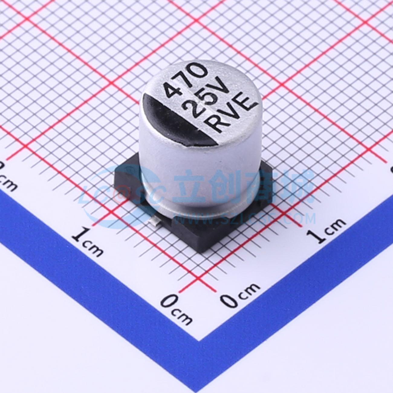 RVE1E471M1010实物图