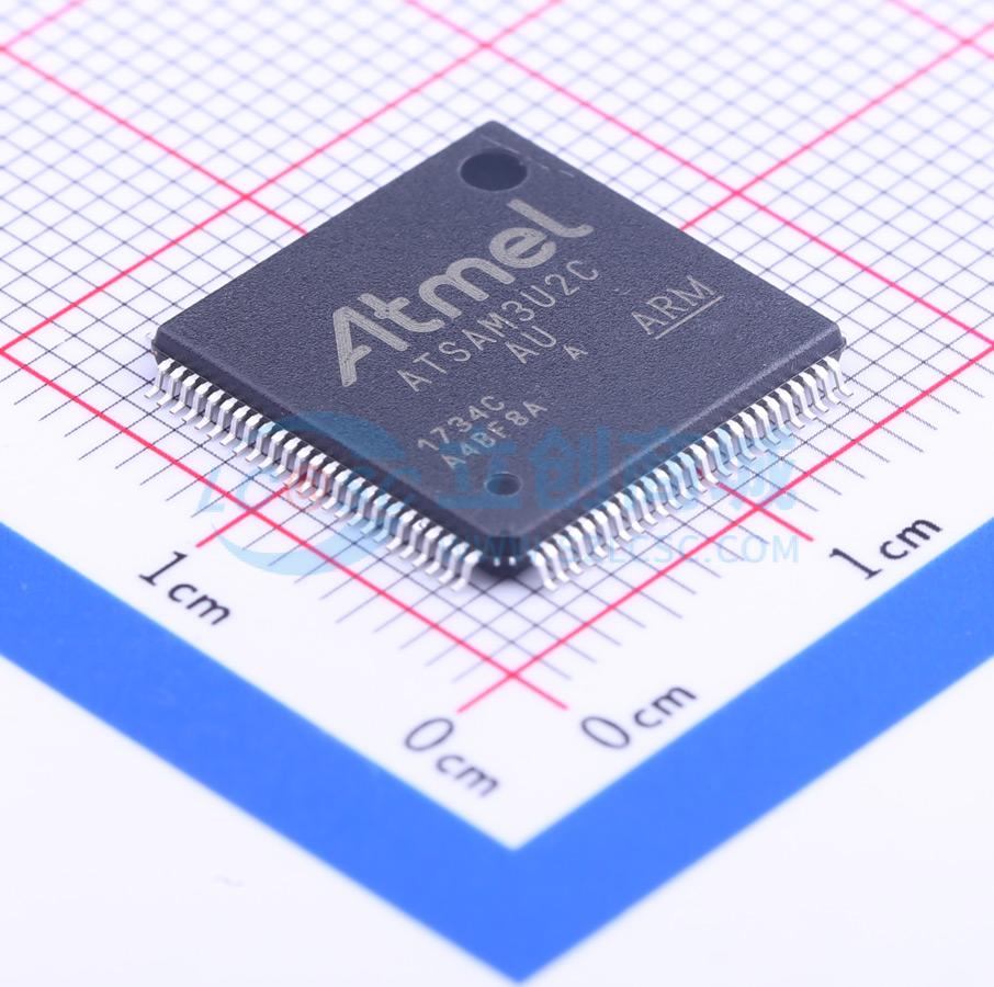 点击查看大图 ATSAM3U2CA-AU实物图
