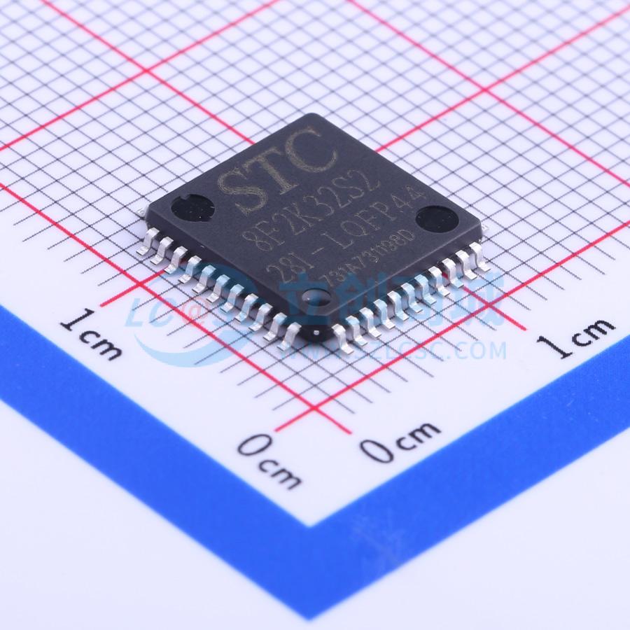 STC8F2K32S2-28I-LQFP44实物图