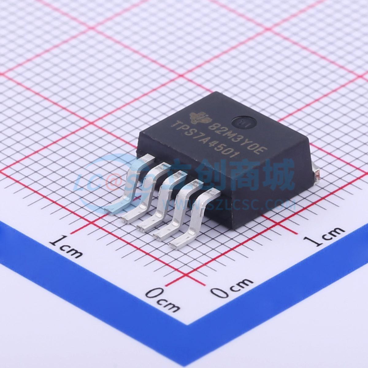 点击查看大图 TPS7A4501KTTR实物图