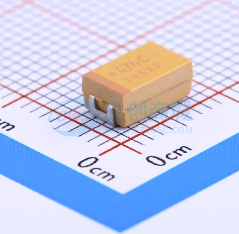 点击查看大图 TAJD476M016RNJ实物图