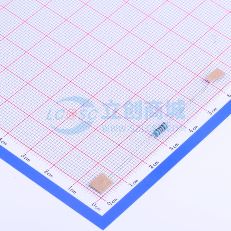 点击查看大图 MF1/4W-2KΩ±1% T实物图