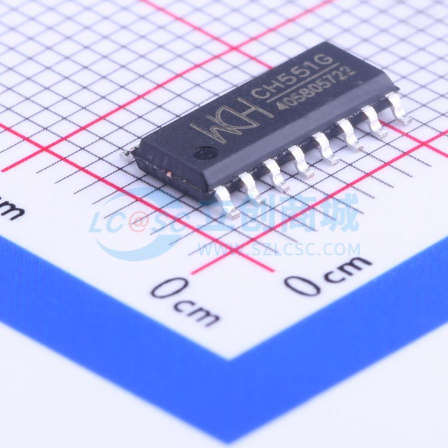 点击查看大图 CH551G实物图