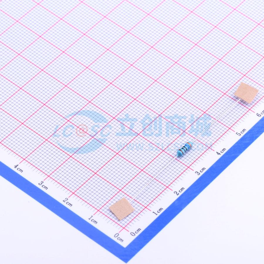 点击查看大图 MF1/4W-360Ω±1% T实物图