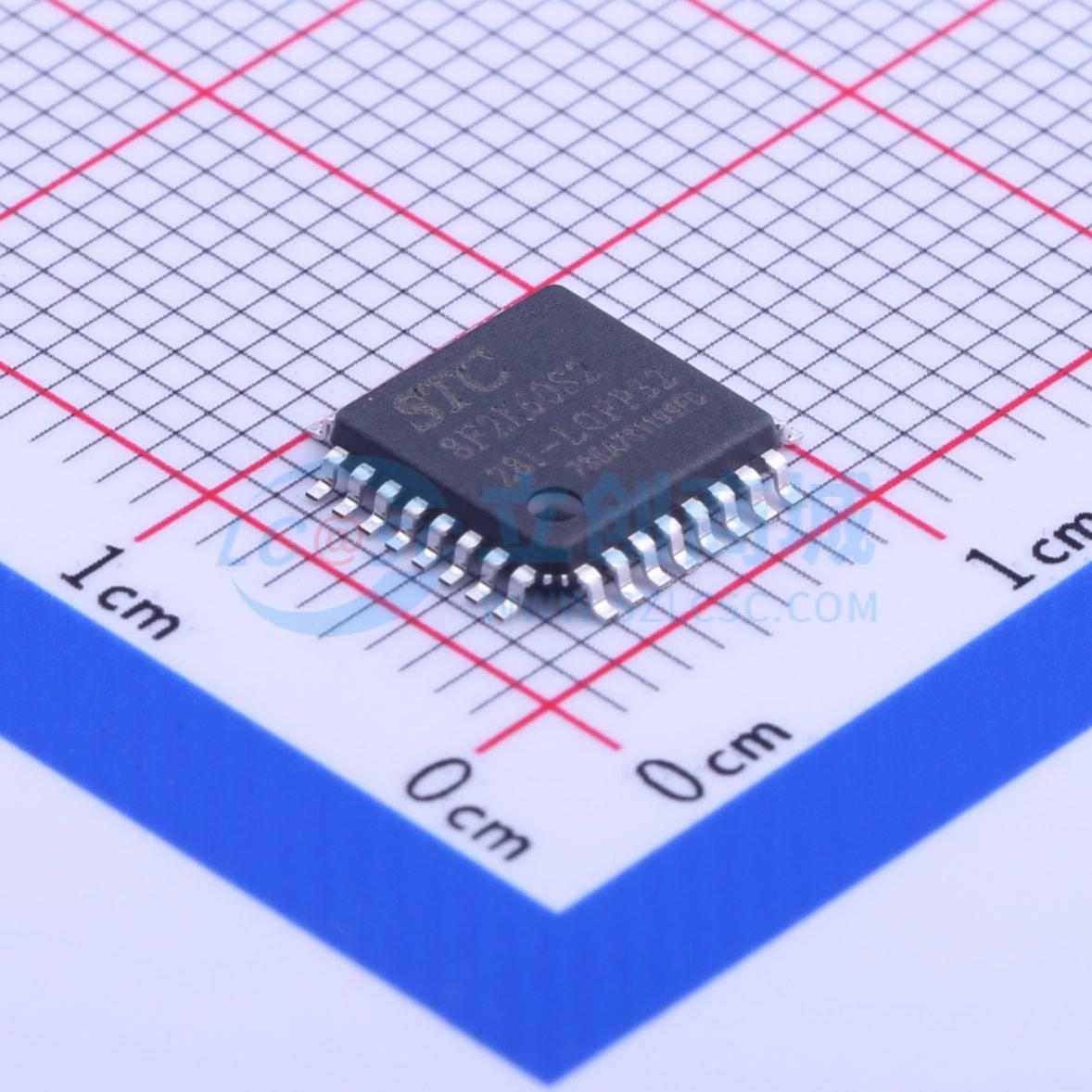 STC8F2K60S2-28I-LQFP32实物图