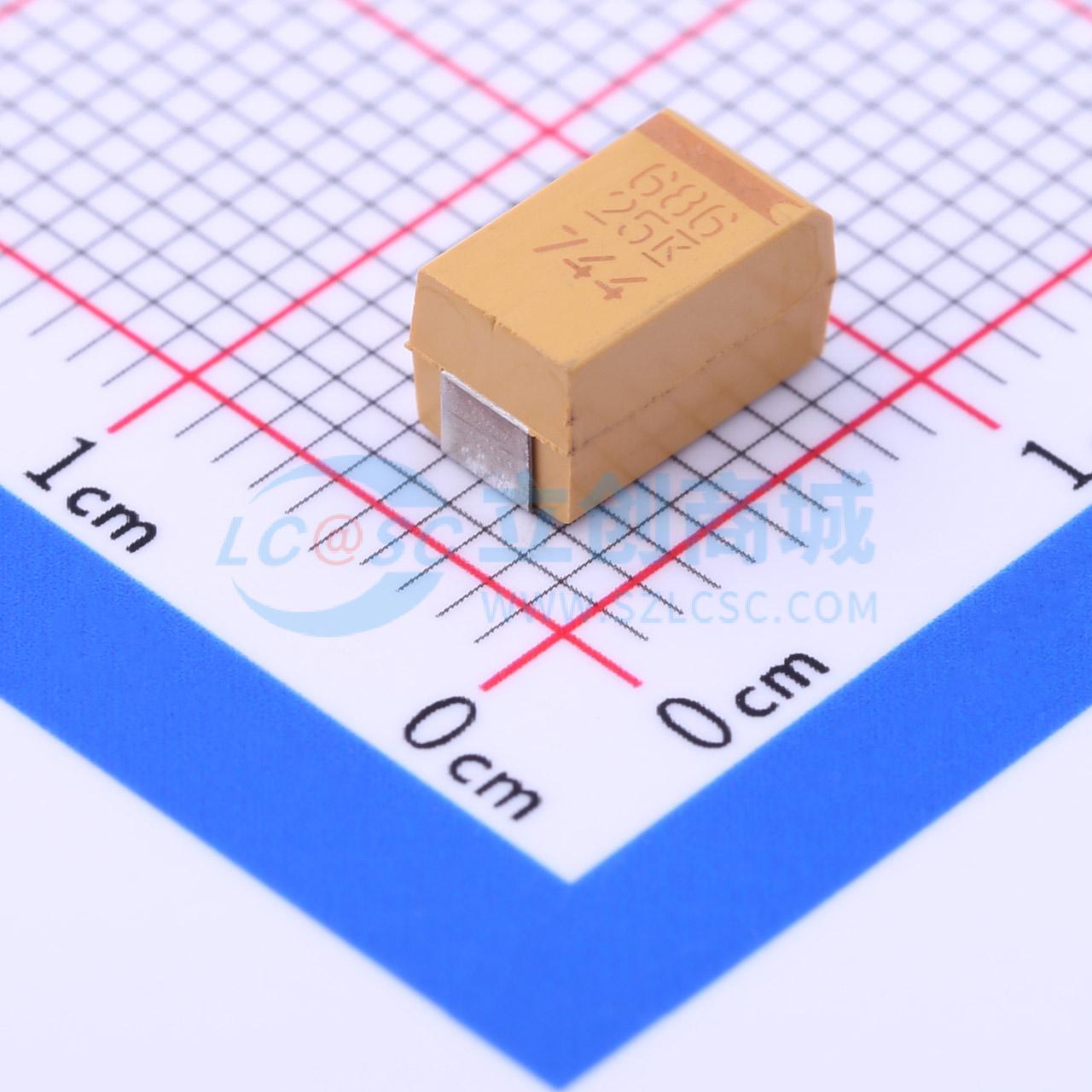 点击查看大图 T495X686K025ATE200实物图