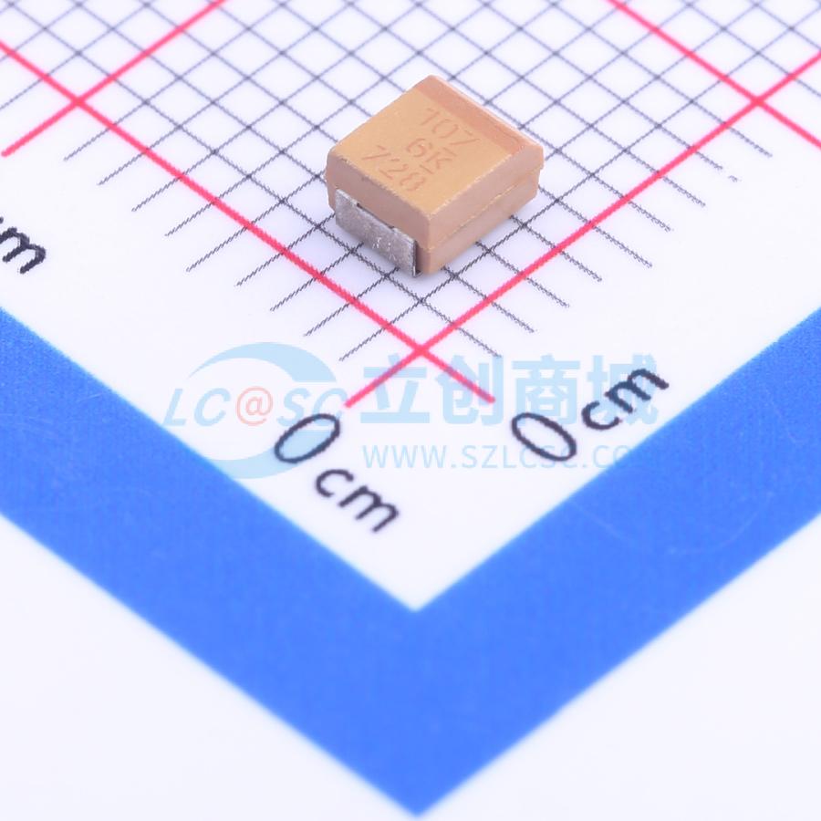 点击查看大图 T491B107M006AT实物图