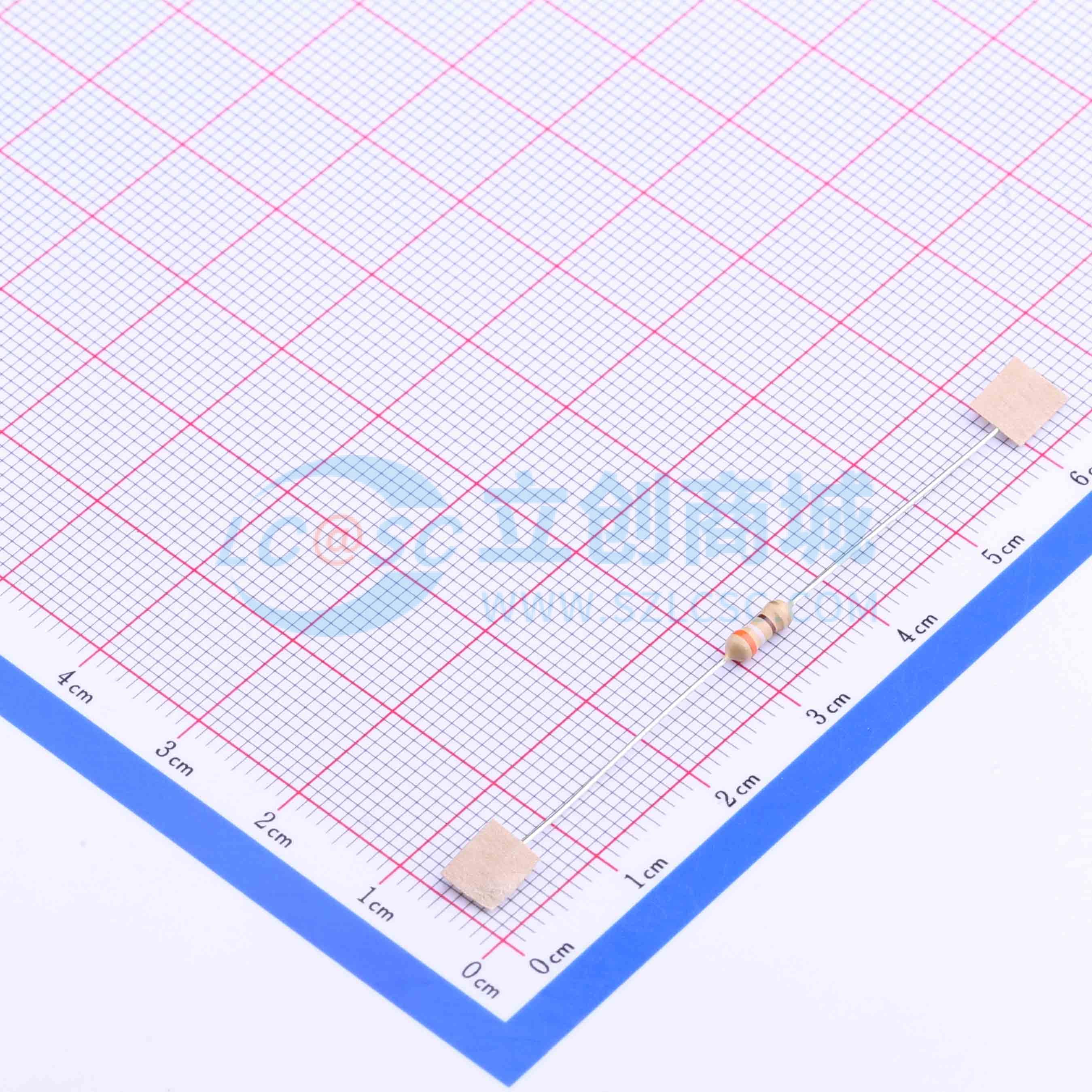 CF1/4W-390Ω±5% T实物图