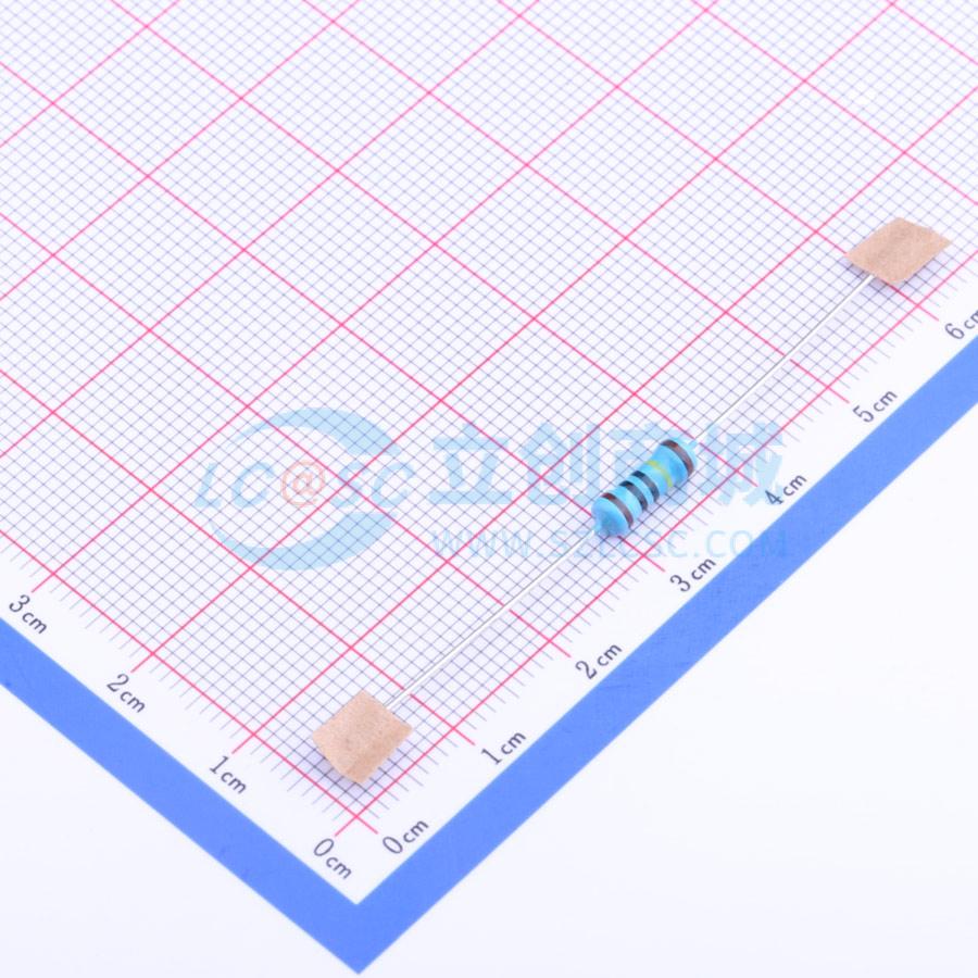 MF1/2W-1MΩ±1% T实物图