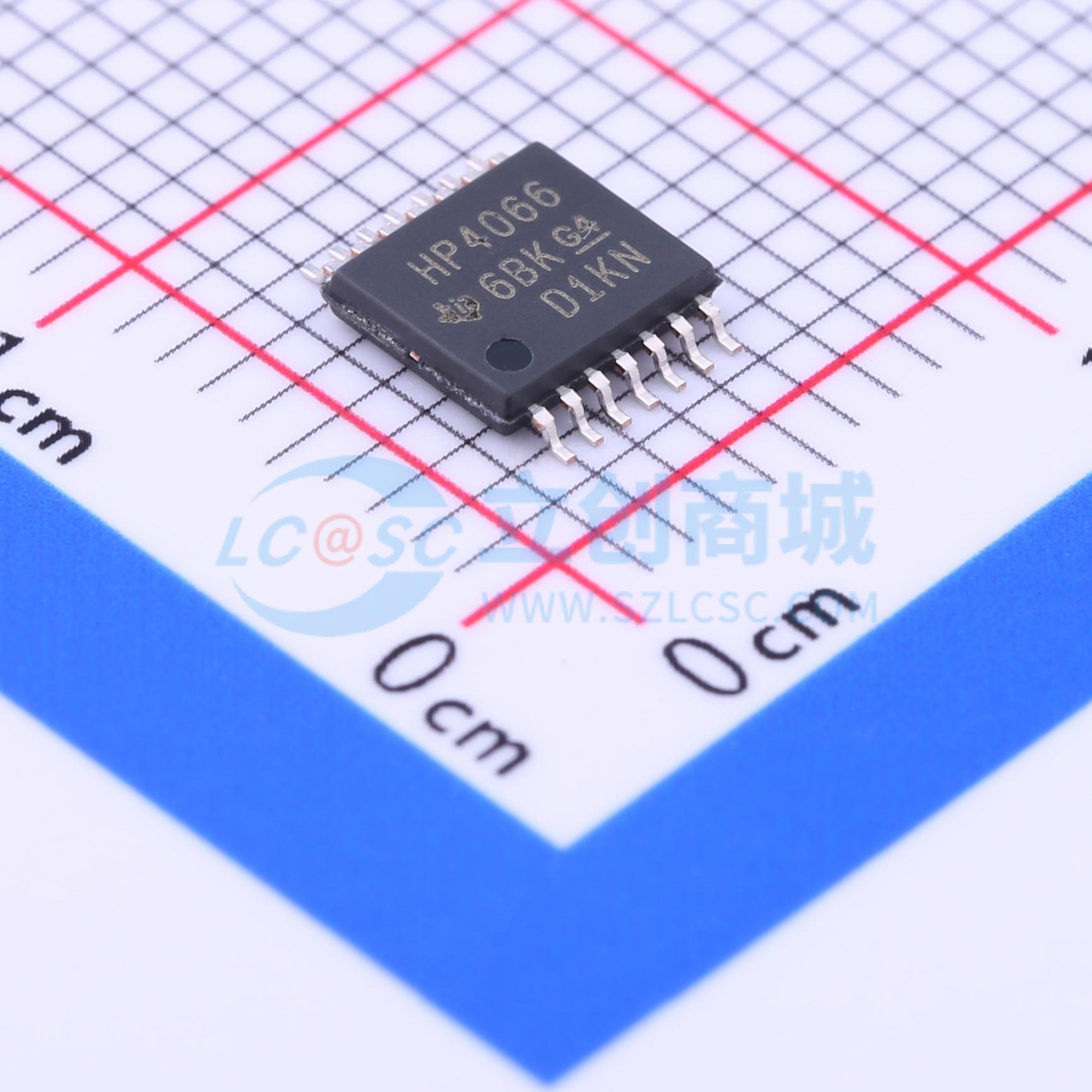 点击查看大图 CD74HC4066PWR实物图