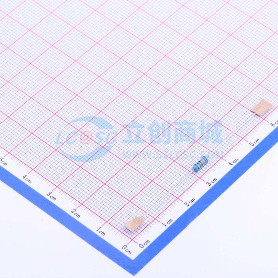 点击查看大图 MF1/4W-750KΩ±1% T实物图