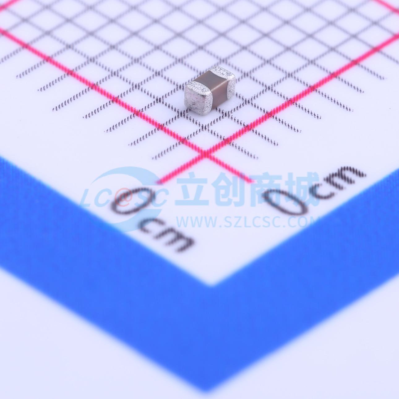 点击查看大图 0603F105M160实物图