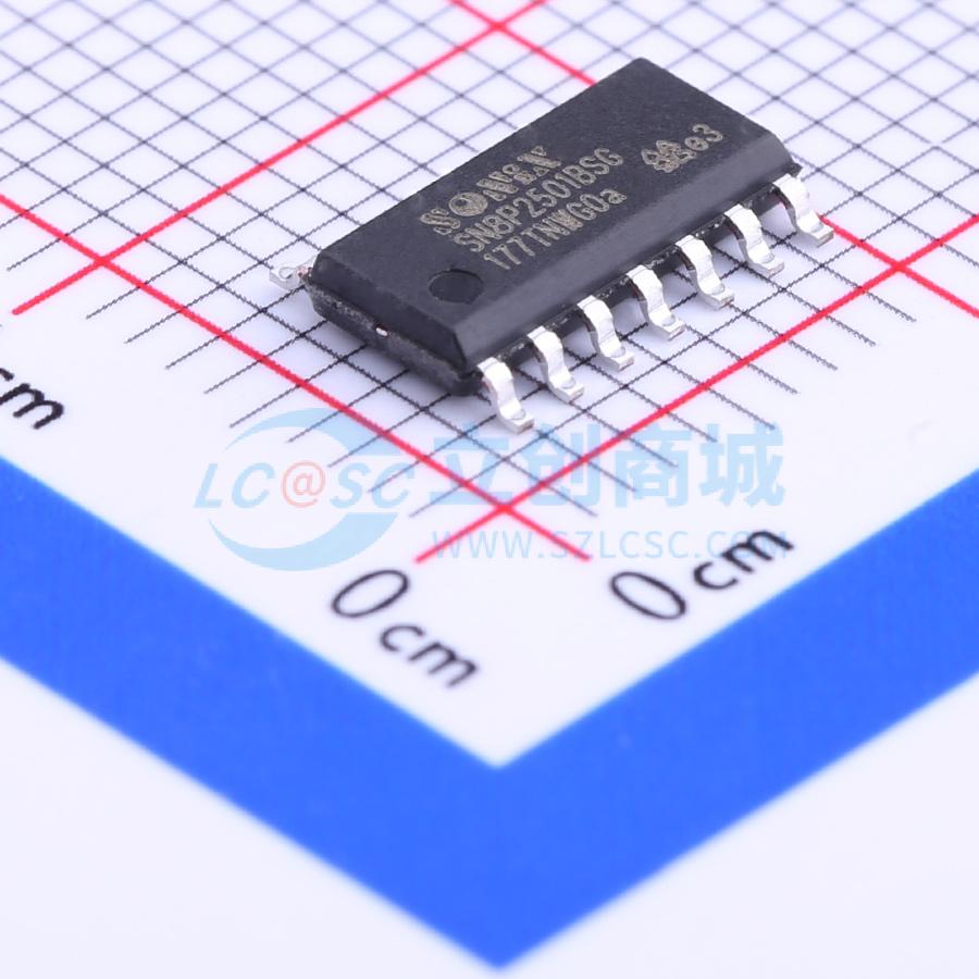 点击查看大图 SN8P2501B实物图