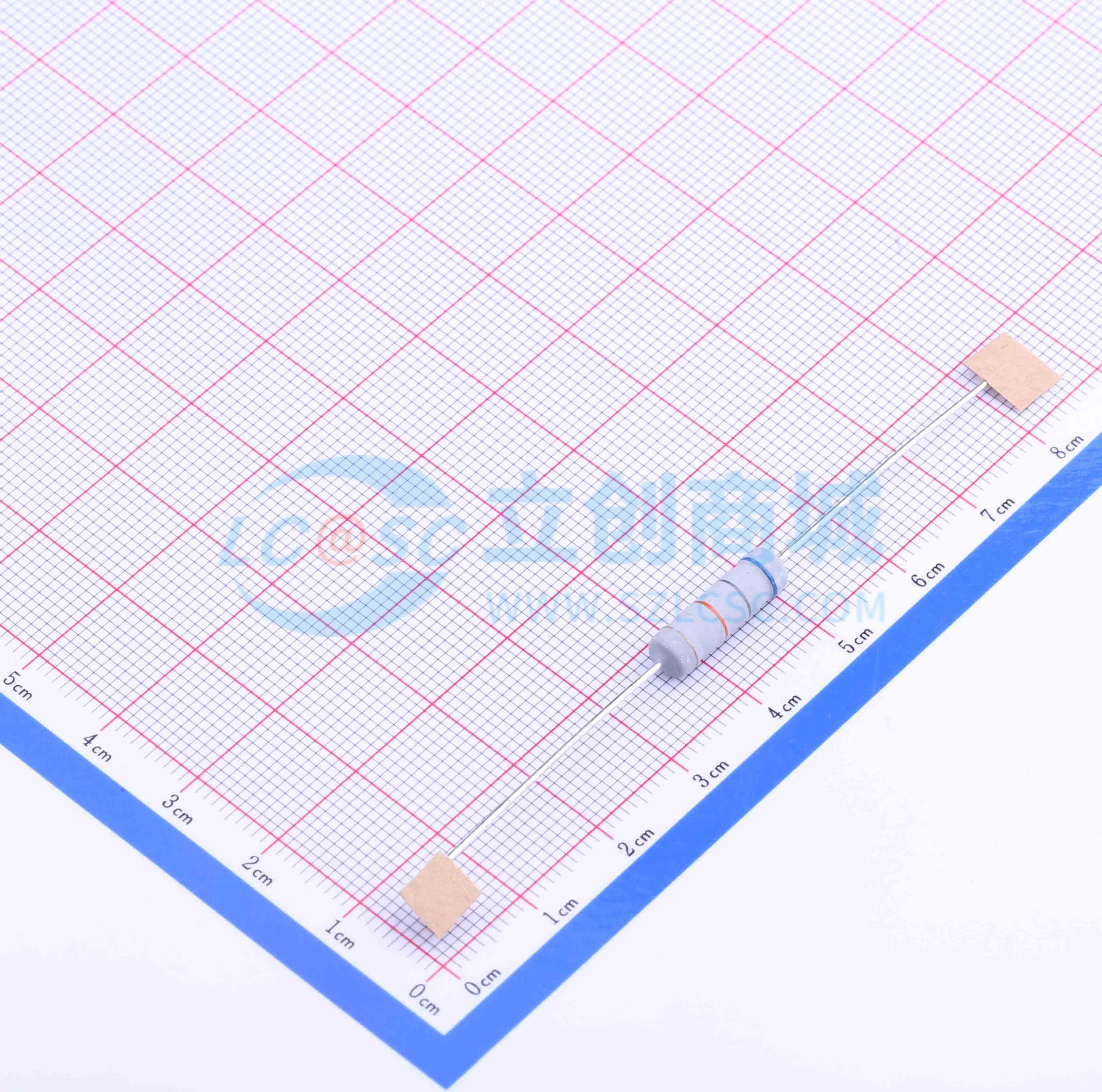 点击查看大图 MOF3WS-68KΩ±5% T实物图