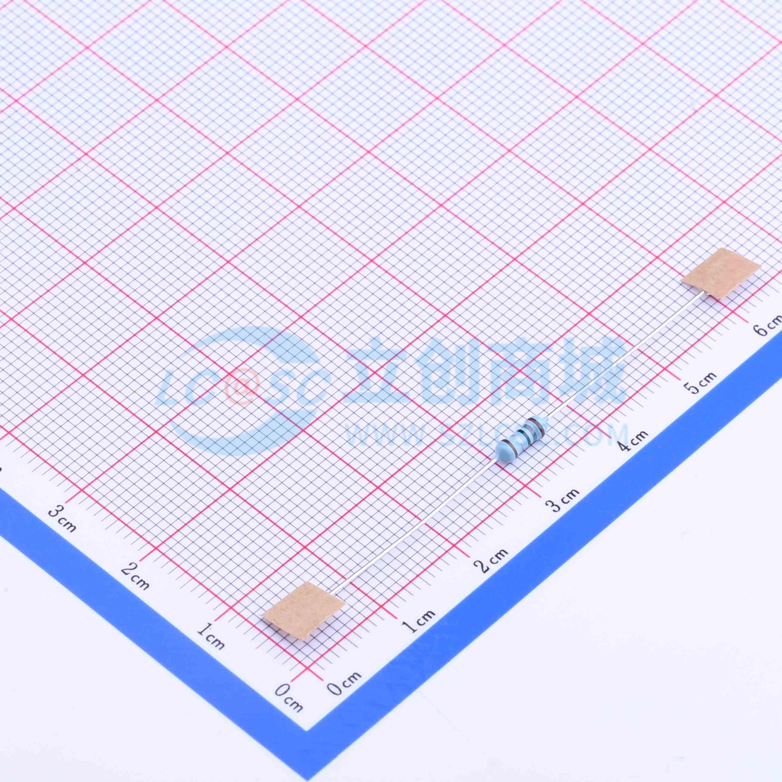 点击查看大图 MF1/4W-1.8Ω±1% T52实物图