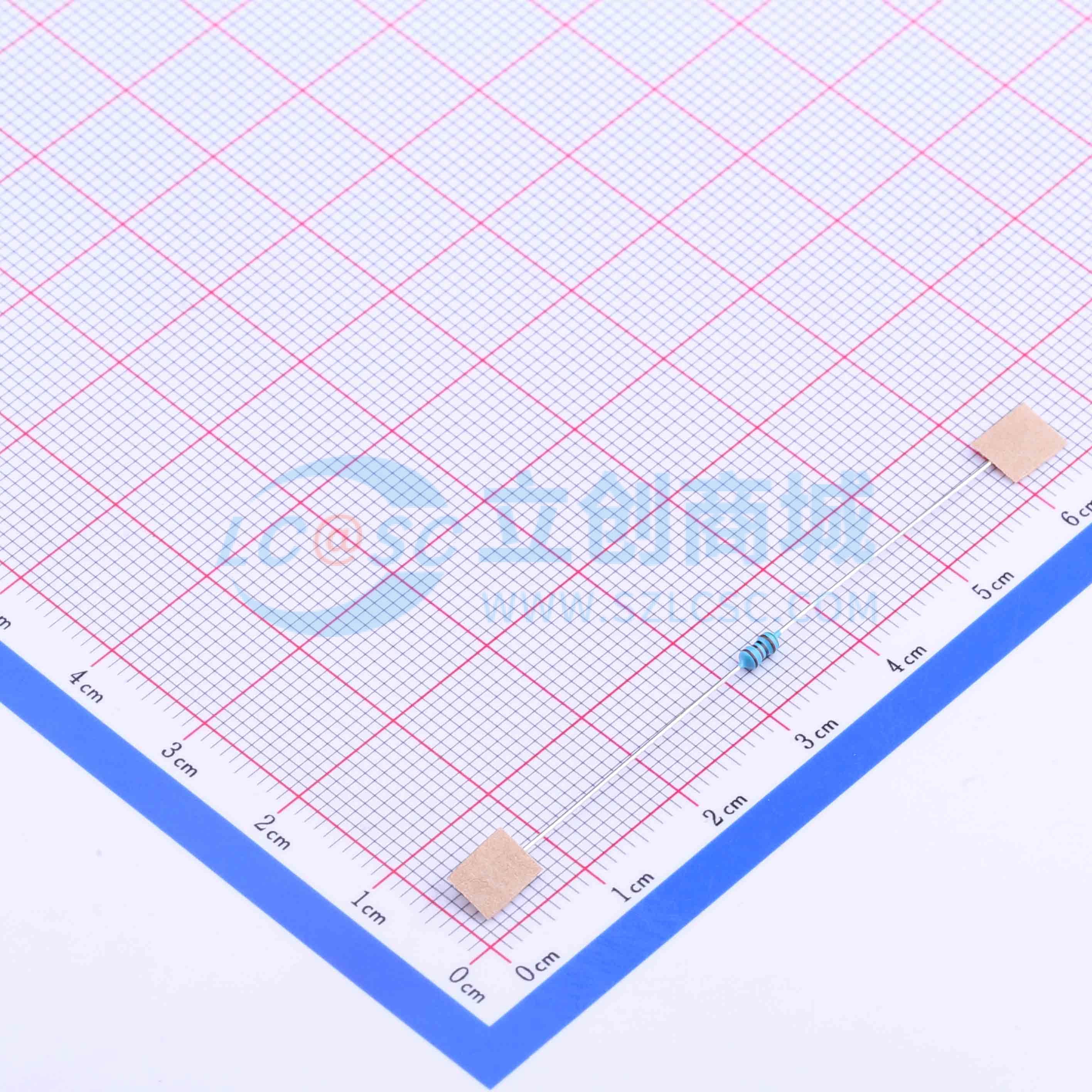 MF1/8W-5.1KΩ±1% T实物图