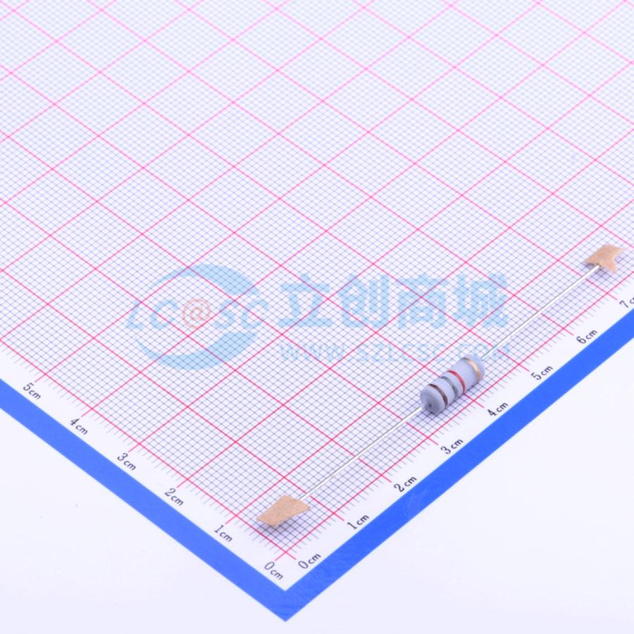 点击查看大图 MOF2WS-1.8KΩ±5% T实物图
