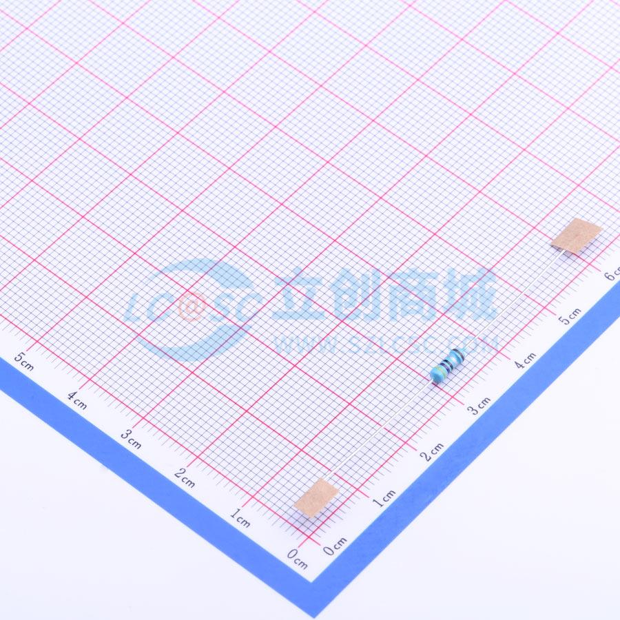 点击查看大图 MF1/4W-4.7Ω±1% T实物图