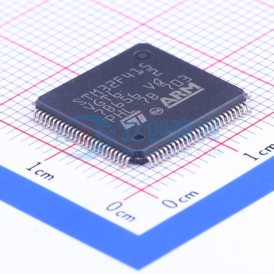 点击查看大图 STM32F415VGT6实物图