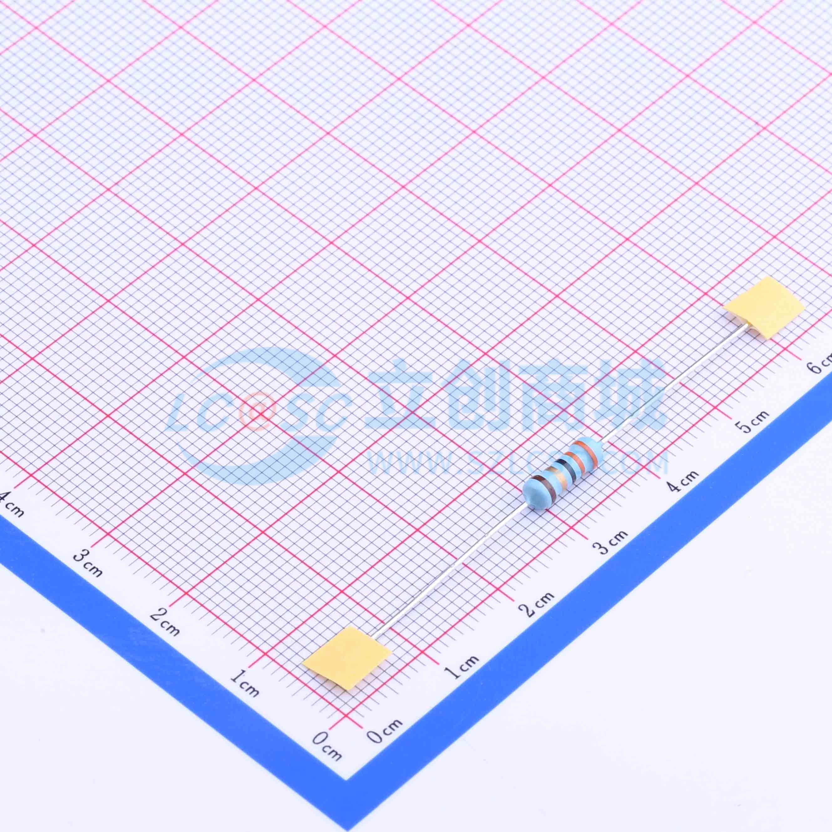 MF1/2W-33Ω±1% T实物图