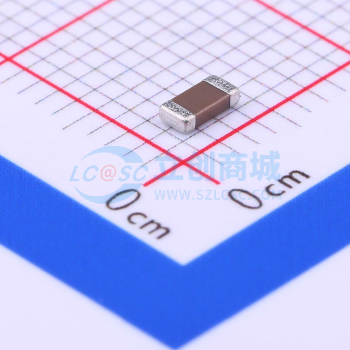 点击查看大图 CC1206ZRY5V6BB106实物图