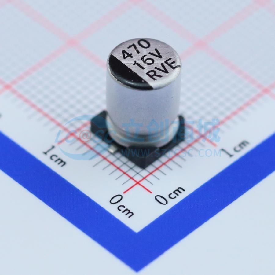 点击查看大图 RVE1C471M0810实物图