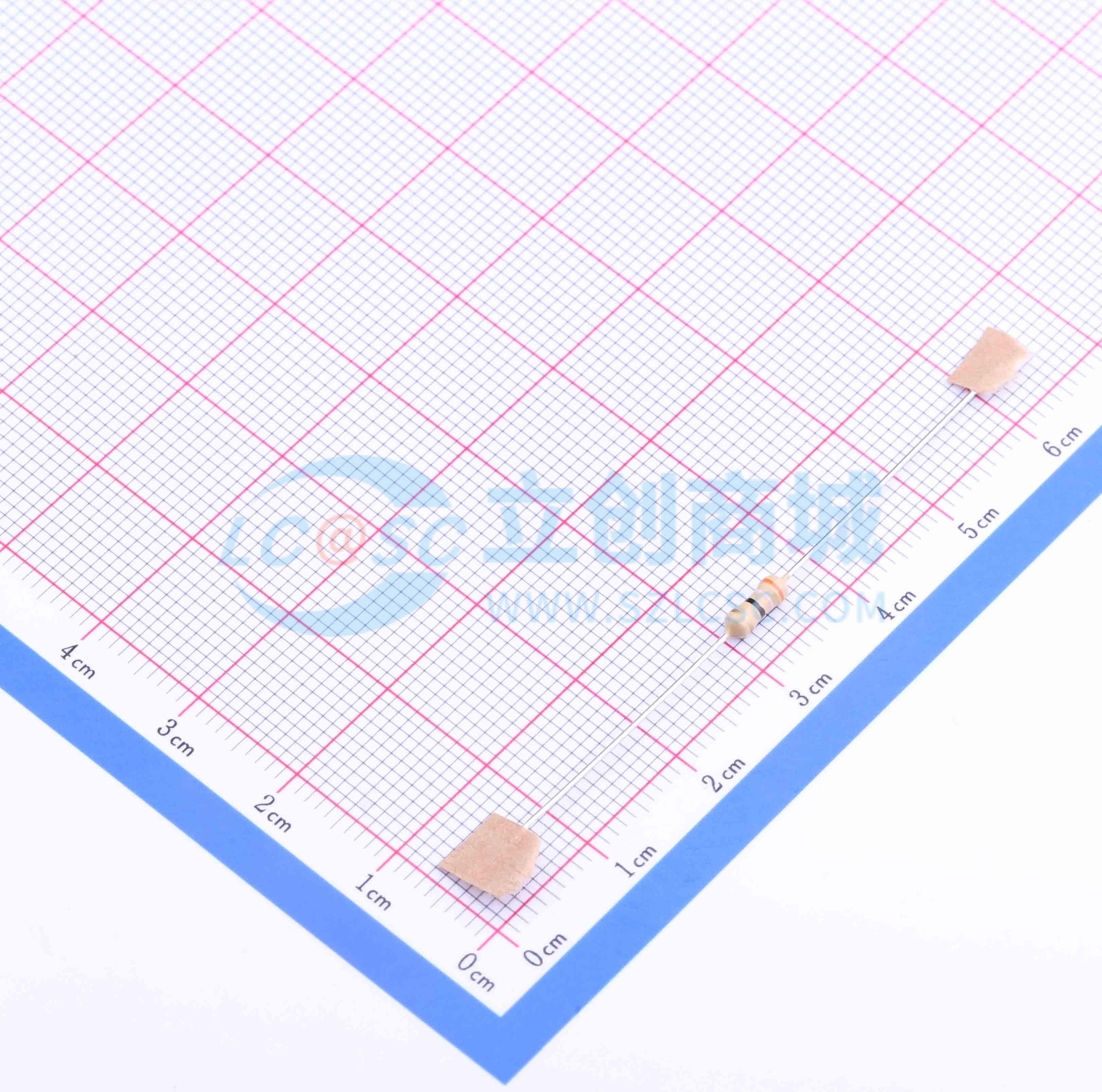 CF1/4W-39Ω±5% T实物图