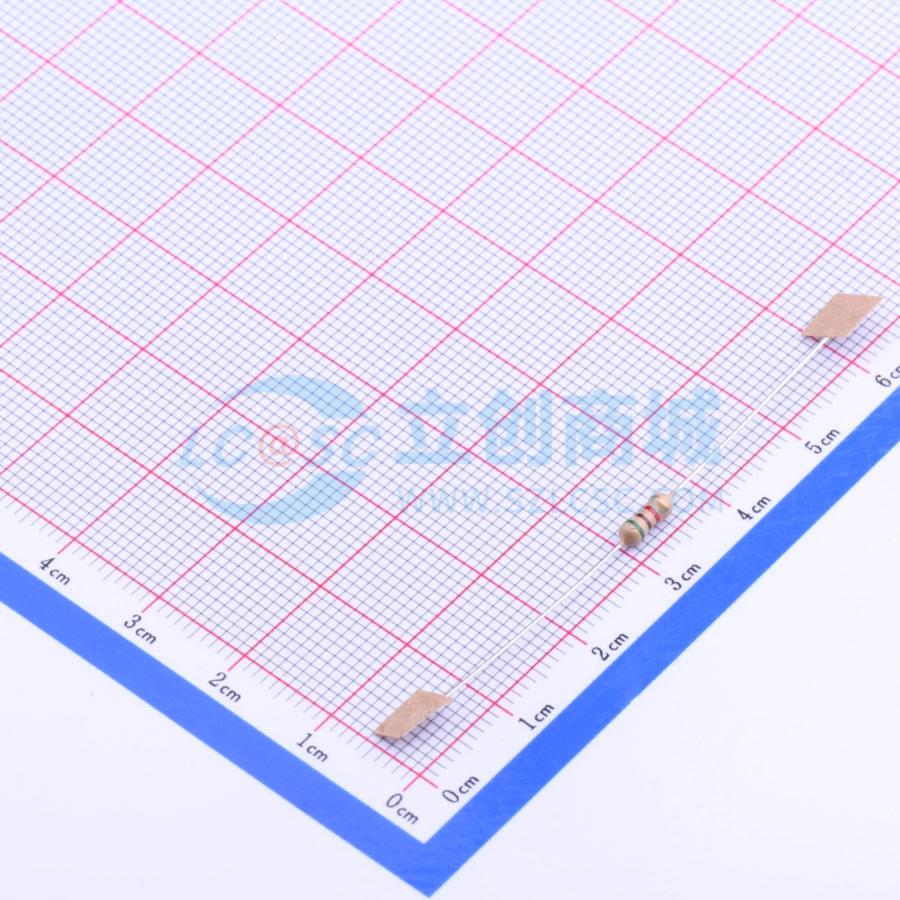 CF1/4W-5.1KΩ±5% T实物图