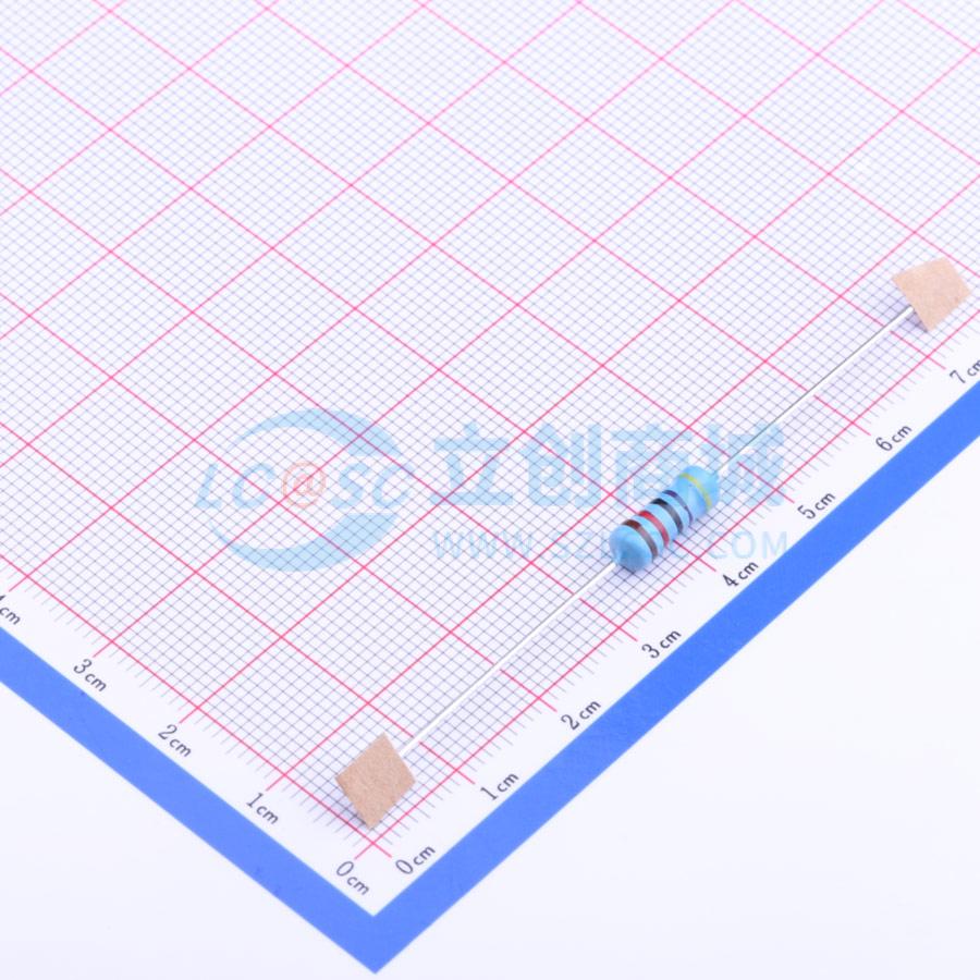 点击查看大图 MF1W-47KΩ±1% T实物图