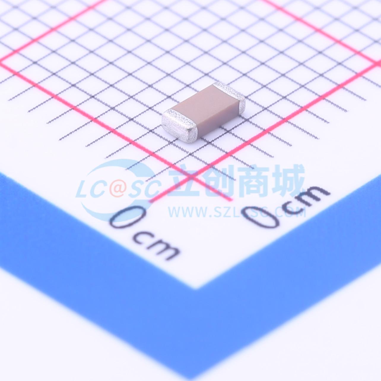 点击查看大图 C1206X332K501T实物图