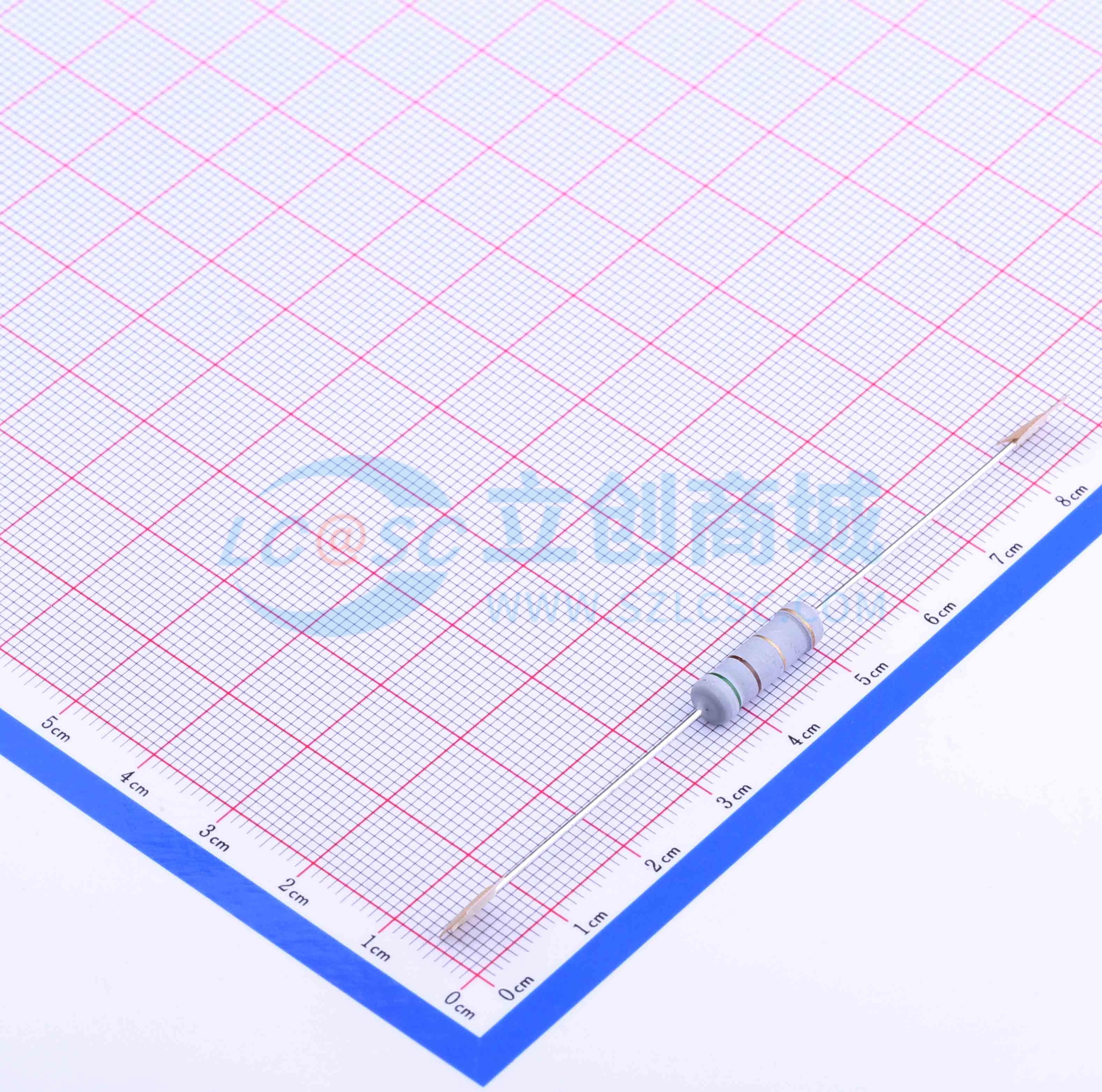 点击查看大图 MOF3WS-5.1Ω±5% T实物图