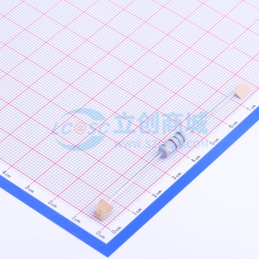 点击查看大图 MOF2WS-750Ω±5% T实物图